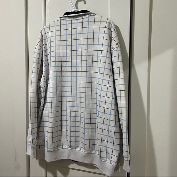Ecko Unlimited White and Blue Checked Zipup - Picture 8 of 9